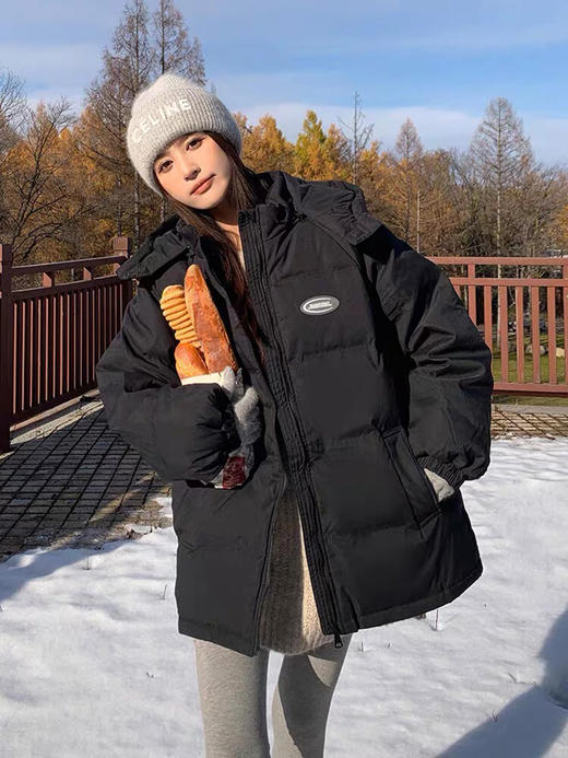 亏清！80%白鸭绒 网红同款！立领夹克羽绒服 商品图1