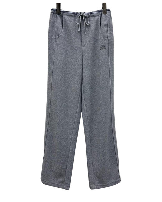 女款毛巾棉直筒长裤017 商品图0