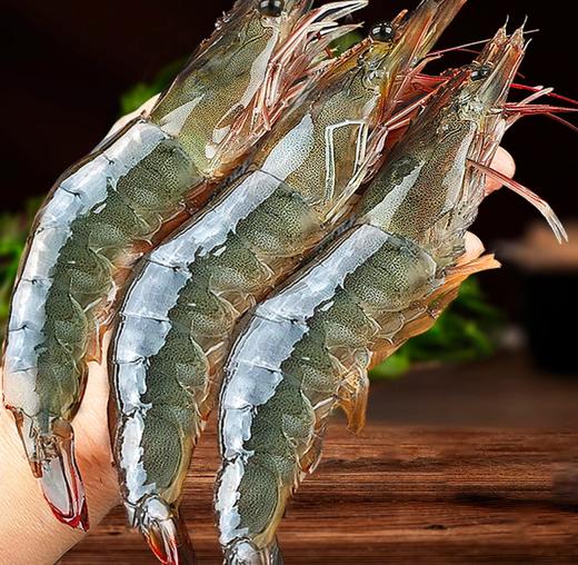 北海湾厄瓜多尔盐冻大虾 净重1.65kg/盒（30/40） 商品图1