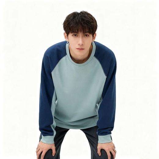 【细腻柔软 格调有型 多款可选】斯辰唯佳迪桑平纹科技吸汗透气长袖T恤合集（A72-7901/A72-7902/A72-7903/A72-7905） 商品图5