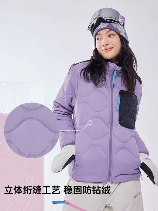K.SOC*男女户外P棉气绒棉服滑雪保暖中层 商品图1