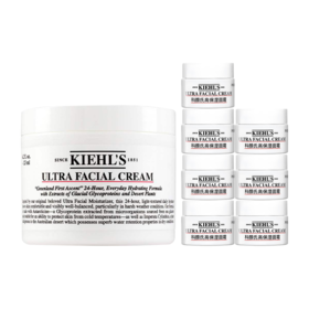 【解锁超美力】科颜氏高保湿套盒 高保湿面霜125ml+14ml*7 户外不红脸 水润维稳