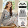 2025公主风长袖睡衣女秋季带胸垫纯棉卡通少女学生冬天开衫家居服 商品缩略图6