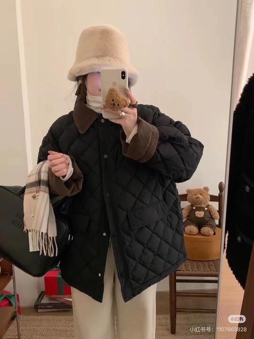 D101062可手拎也可斜挎棉质缎面衬里保龄球公文包 商品图4