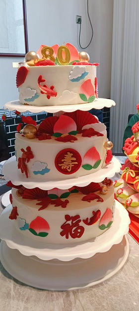 祝寿安康（翻糖提前3天预定）