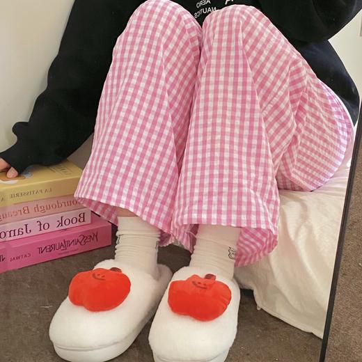 【YW】无忧购卡通苹果星星猫咪包头毛毛拖鞋（截单后3-5天发货) 商品图7