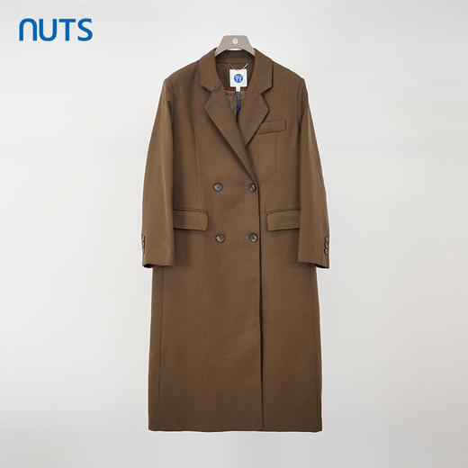 NUTS商场同款棕色气质高级感通勤宽松长款西装外套女241048396 商品图0