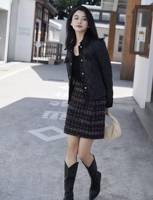 90白鸭绒绒小香风轻薄羽绒服外套 商品图3