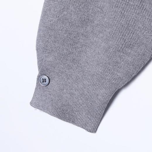 02288SDSA男士秋冬新款痞帅男装老钱风撞色假两件立领翻领针织衫毛衣 商品图4