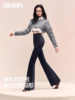 【代发】SIINSIIN微喇裤女秋新款瑜伽裤子加绒修身鲨鱼喇叭裤Pro轻暖/中暖 商品缩略图1