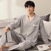 2025新款男士睡衣秋冬季大码长袖春秋款青少年冬天男生家居服套装 商品缩略图6