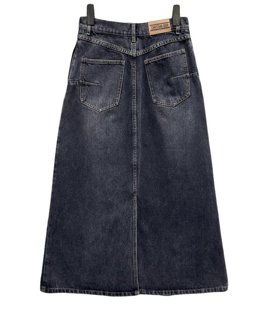 女款水洗logo牛仔裙半裙010 商品图1