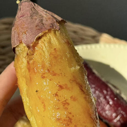 山东 榴莲蜜薯   蒸烤双吃，丝滑香甜，糖度最高可达40°+ ，多种烹饪方式， 吃起来软糯香甜，完全不干不噎！ 商品图5