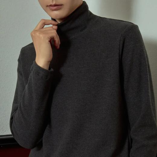 2件装【远红外升温3.6℃ 内搭保暖 单穿有型】罗蒙男士双面德绒打底衫（爆仓7-10天发货） 商品图5