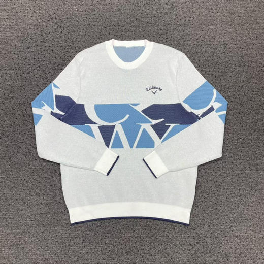 新款正品春秋款 callaway卡拉威 男士高尔夫针织衫毛衣，只有白色M 灰色L LL 各几件 商品图2