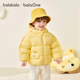 巴拉巴拉balaOne儿童羽绒服宝宝女童男童2025年冬季可爱三防外套