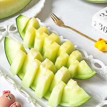 京鲜生 海南网纹蜜瓜 1粒装 单果2斤起 生鲜水果 商品图5