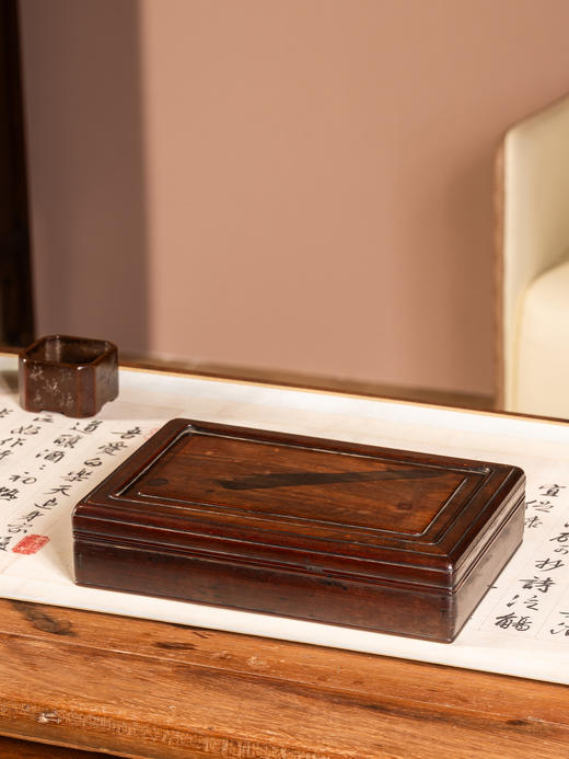 清	红木盖盒 商品图1