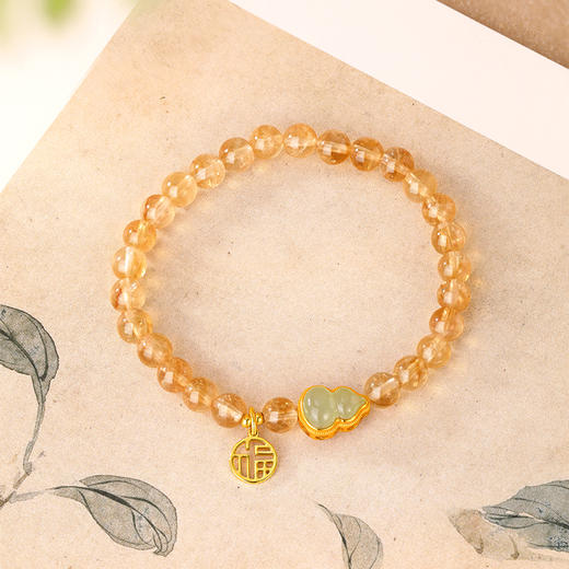 金六福吉祥  黄水晶串系列 商品图5