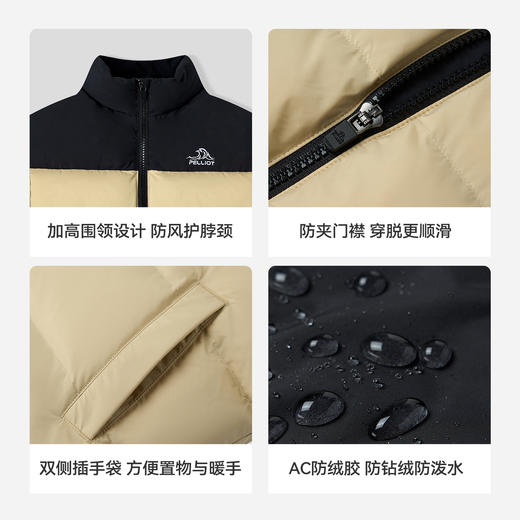 伯希和户外新款儿童羽绒马甲2025女童男童轻薄保暖羽绒服鹅绒外套 商品图4