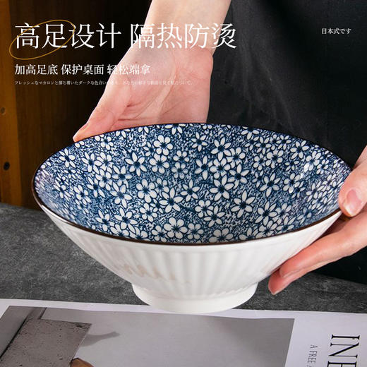 釉下彩日式斗笠面碗 商品图3