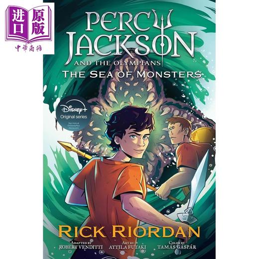 预售 【中商原版】波西杰克逊与魔兽之海 图像小说 Percy Jackson Olympians The Sea of Monsters 英语原版 Rick Riordan 商品图0