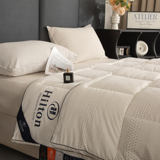 疯抢中！！【希尔顿联名款·澳洲羊毛被/“褪黑素”深睡助眠被】发热科技更保暖 亲肤舒适更健康 高档包装 商品图9