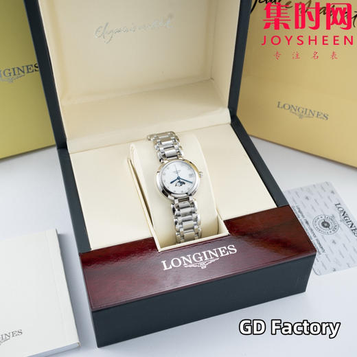 升级版 浪琴心月月相系列 表径30.5mm 贝母钻面 女士腕表 商品图1