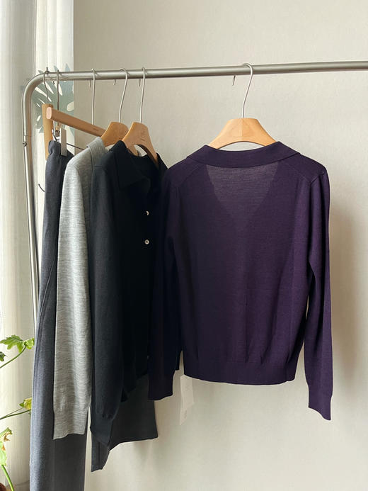 【 减龄必备】噢蜜ooomeooo精纺羊绒混纺爱心开衫 商品图10