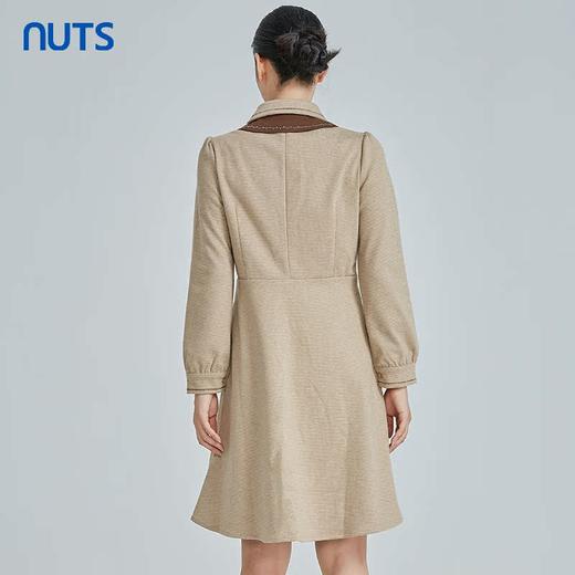 NUTS商场同款冬季新款时尚气质修身百搭长袖连衣裙241103212B 商品图4