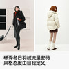 商场同款|轻松森马羽绒服女冬中长款90绒子宽松肌理2025新款外套 商品缩略图3