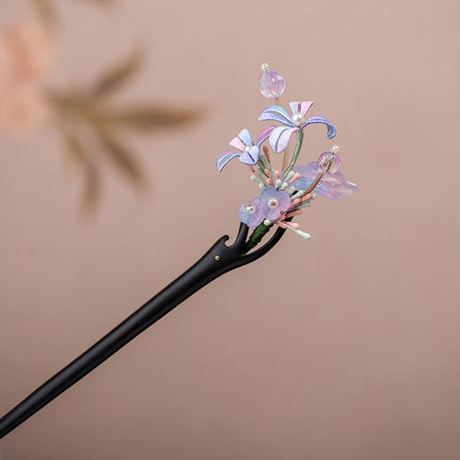 JGL手工缠花成品花朵发簪日常盘发簪子新中式古风汉服马面裙头饰发钗 商品图1