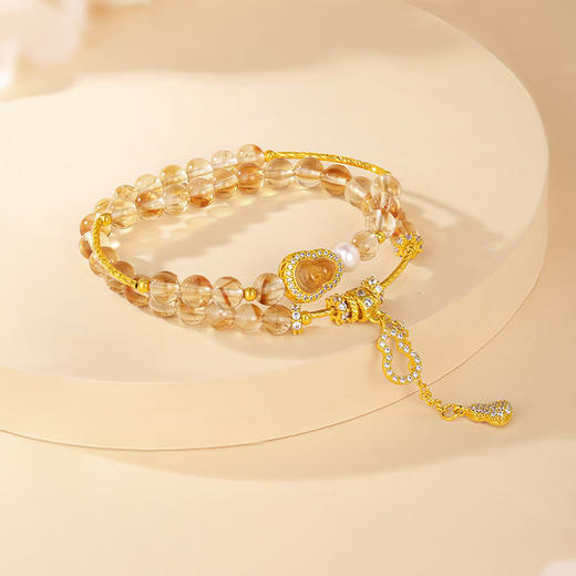 金六福吉祥  黄水晶串系列 商品图8
