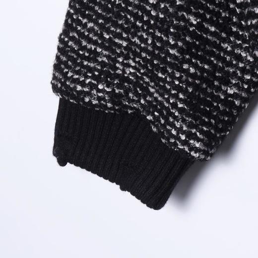 SDSA男士秋冬新款痞帅男装轻奢撞色拉链立领夹克宽松百搭开衫外套 商品图3