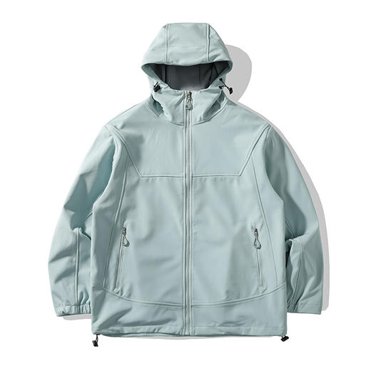 🌈务必区别几十元的冲锋衣‼️真正高品质👊大鸟同面料！【大牌平替款】轻量化户外软壳冲锋衣DQC6611款！😎老粉必收款！功能性、实用性一绝！拍照巨出片~ 商品图4