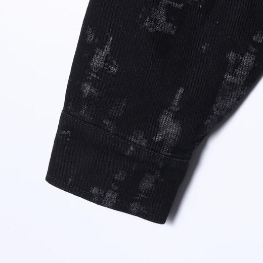 SDSA男士秋冬新款痞帅男装潮牌扎染做旧拉链立领夹克外套百搭宽松 商品图3