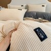 【A类牛奶魔法绒四件套】冬保暖加厚双面纯色被套珊瑚绒ins 床笠四件套床上用品 商品缩略图3