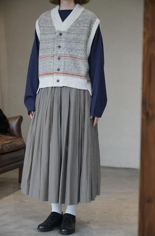 tumugu混色毛衣马甲 商品图2