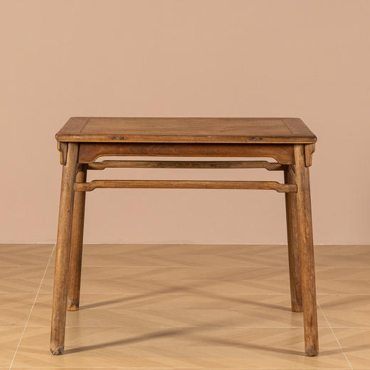 明	黄花梨一腿三牙独板画桌 商品图2