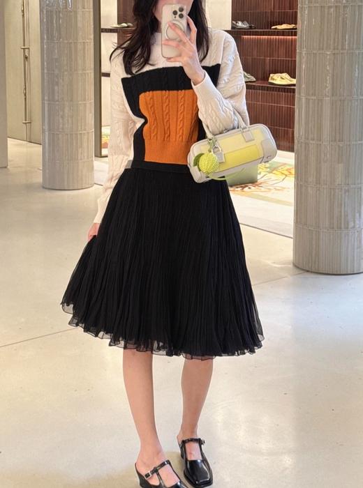 女款羊毛绞花针织毛衣014 商品图3