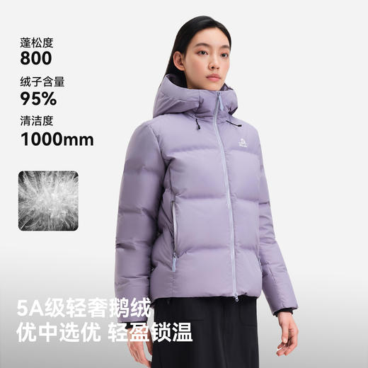 伯希和户外800蓬羽绒服Dermizax防泼鹅绒服新款女轻量保暖外套 商品图1