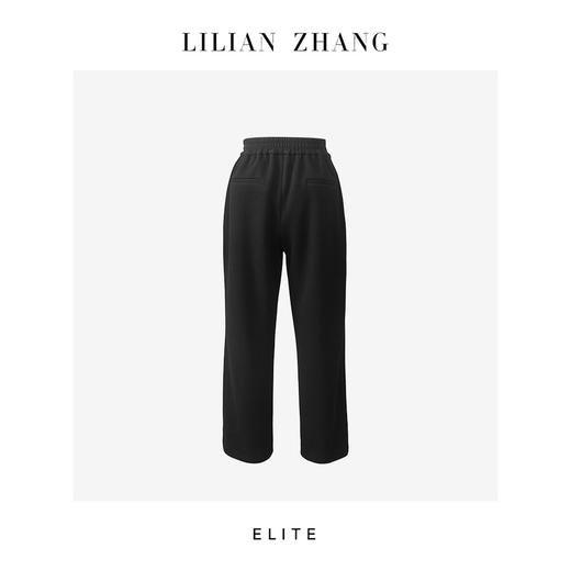 静奢风 —都市摩登—法式慵懒—针织羊毛醋酸弹力腰小脚裤  2504016 商品图1