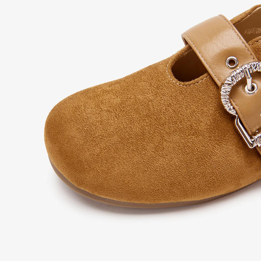 西遇玛丽珍勃肯鞋女新款秋季丑萌百搭复古平底鞋圆头软底单鞋V1857099 商品图5