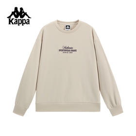 Kappa 运动卫衣女2025新款冬季加绒圆领套头衫休闲上衣K0F82WT83