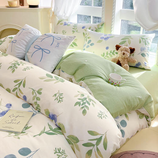 匹鲁清新全棉印花件套yb1020007 商品图11