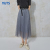NUTS商场同款春秋高腰显瘦A字百搭时尚网纱半身长裙女231063153 商品缩略图1