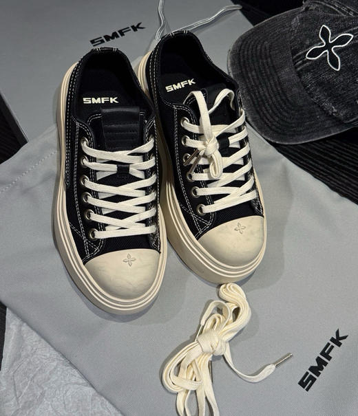 原单正品𝐬𝐦𝐟𝐤脏脏鞋增高鞋帆布鞋030306 商品图0