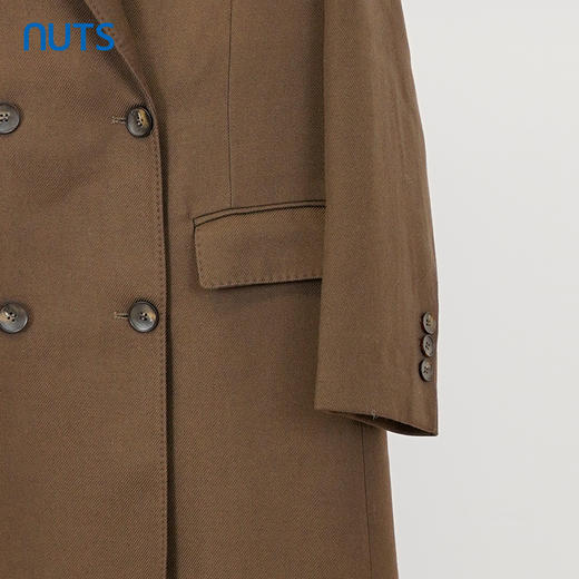 NUTS商场同款棕色气质高级感通勤宽松长款西装外套女241048396 商品图3
