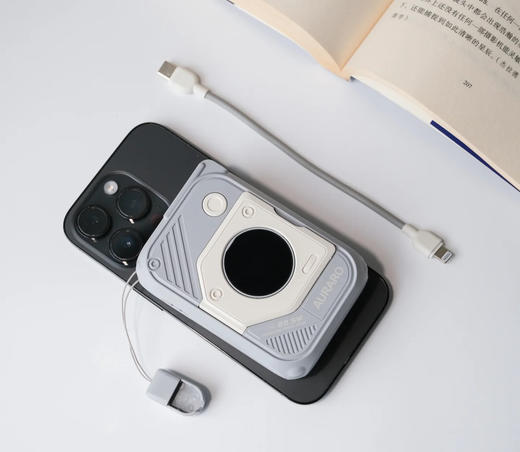 磁吸充电宝自带插座K28  10000 毫安  带支架  A-5281 商品图2