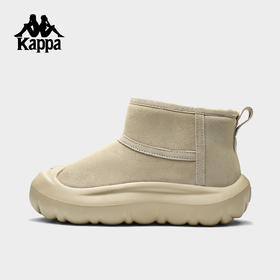 Kappa 雪地靴女2025新款秋冬加绒保暖棉鞋女面包鞋短靴K0F85CC44R